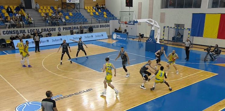 Corona Brașov, victorie importantă în drumul spre grupele FIBA Europe Cup