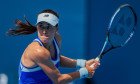 BEIJING, CHINA - SEPTEMBER 24: Sorana Cirstea of Romania competes in the Women s Singles Round of 128 match against Caro
