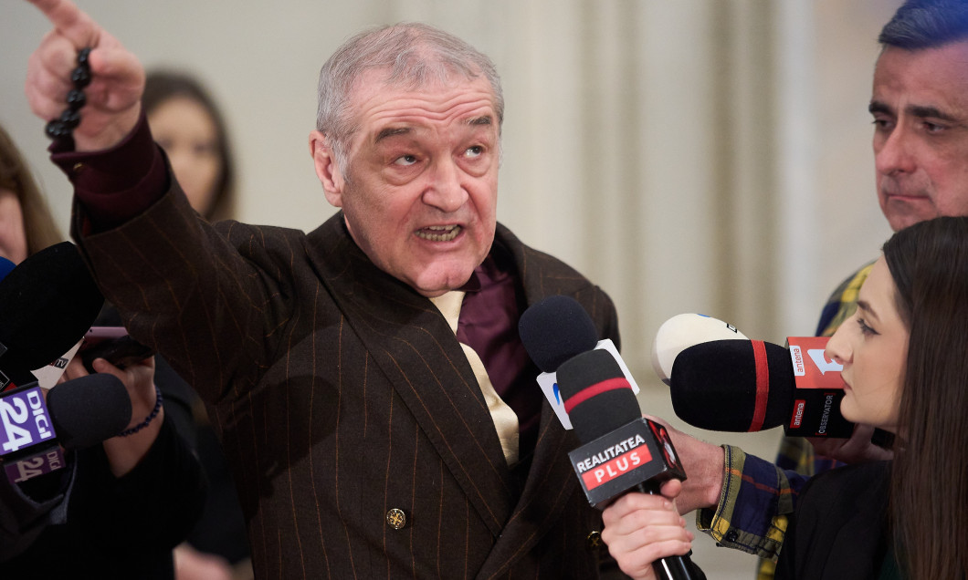 Gigi Becali About the AUR candidate, 2025 Romanian presidential elections, Bucharest, Romania - 11 Mar 2025