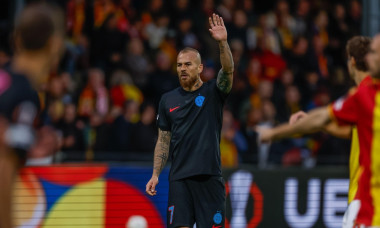 Denis Alibec of Fotbal Club FCSB looks on during the UEFA Europa League 2025/26 League Phase MD1 match between Go Ahead Eagles and Fotbal Club FCSB at Stadion De Adelaarshorst on September 25, 2025 in Deventer, Netherlands. (Credit: Marcel ter Bals/MTB-