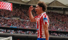 Julian Alvarez (N19) goal celebrating 4-2 during La Liga EA Sports game between Atlético de Madrid and Real Madrid at Estadio Riyadh Air Metropolitano, on September 27, 2025, Madrid, Spain.