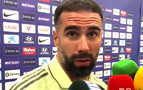 E scandal! Carvajal a acuzat arbitrajul, după Atletico - Real 5-2: "Să vedem dacă ne mai explică așa!"