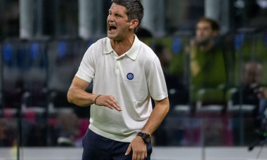 Milan, Italy. 21st Sep, 2025. Cristian Chivu head coach F. C. Internazionale during serie A match FC Internazionale vs Sassuolo serie A - Milan september 21 2025 Credit: Christian Santi/Alamy Live News Credit: Christian Santi/Alamy Live News