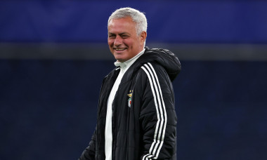 Benfica manager Jose Mourinho during a training session at Stamford Bridge, London. Picture date: Monday September 29, 2025.