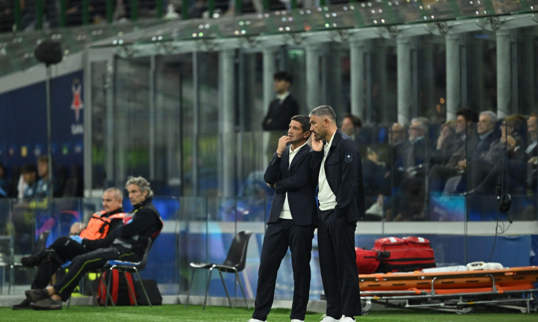 Cristian Chivu, Head Coach of Fc Inter during the UEFA Champions League stage match Phase MD2 between Inter FC Internazionale and SK Slavia Praga, on 30 of October 2025, at Giuseppe Meazza San Siro Siro stadium in Milan, Italy. Credit Tiziano Ballabio