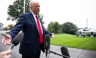 US President Donald J Trump Departs For Quantico