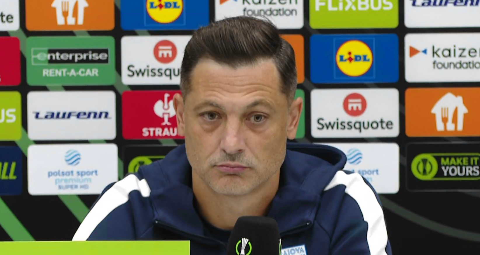 Mirel Rădoi le-a cerut un singur lucru jucătorilor înainte de Rakow - Craiova: ”Așa putem spera la o minune”