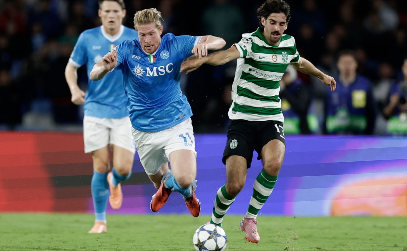 Contraatac de manual în Napoli - Sporting! Kevin De Bruyne, sprint de 60 de metri