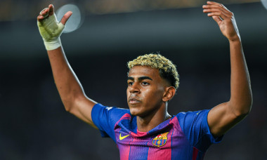 FC BARCELONA vs PARIS SAINT-GERMAIN October 1,2025 Lamine Yamal (10) of FC Barcelona during the soccer match corresponding to the second match of the group stage of the UEFA Champions League between FC Barcelona and Paris Saint-Germain at Olimpic Sta