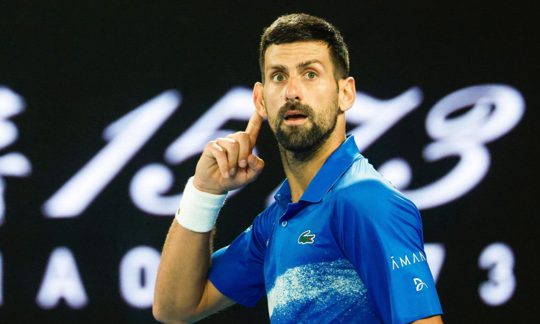 Melbourne, Australia. 21st Jan, 2025. Novak Djokovic (SRB) during the 2025 Tennis Australian Open at Melbourne Park. ( Credit: Frank Molter/Alamy Live News