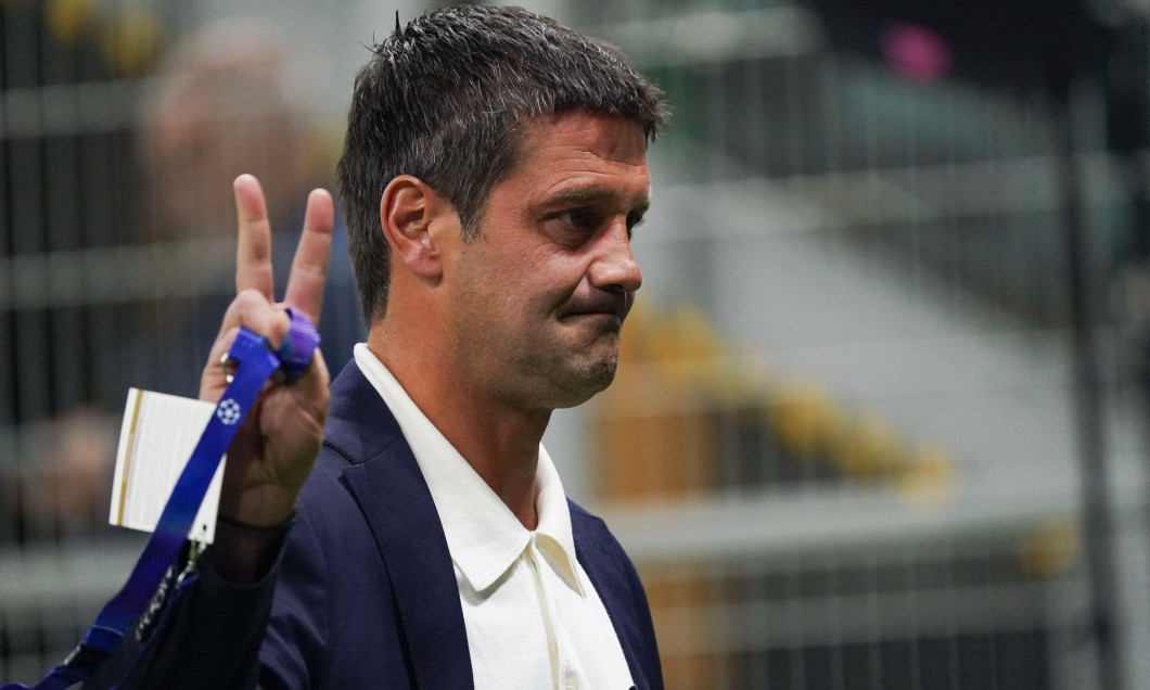Cristian Chivu head coach of FC Inter during the UEFA Champions League, League phase, MD2 football match between FC Internazionale and SK Slavia Praha on 30 September 2025 at Giuseppe Meazza stadium in Milan, Italy