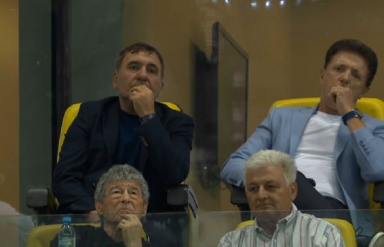 Dan Șucu s-a dus "glonț" în loja lui Gică Hagi la meciul Rapid - Farul! Ce a urmat
