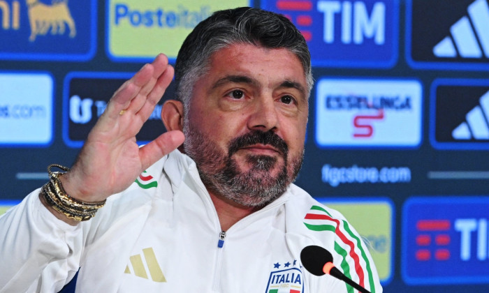 Gennaro Gattuso first training session with Italy