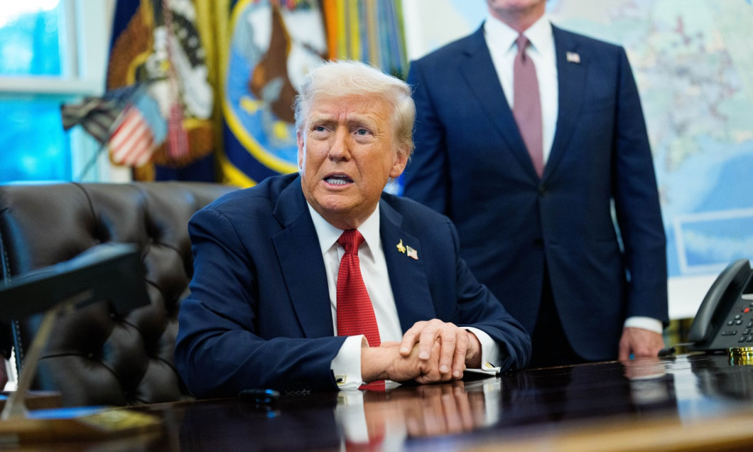 President Donald J Trump Media Meeting In The White House