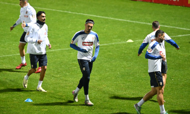 FOTBAL:ANTRENAMENT ROMANIA (8.10.2025)
