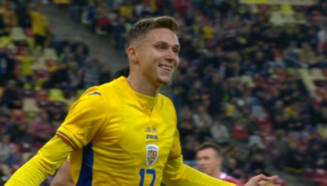 GOL Louis Munteanu! Prima reușită la națională, la prima titularizare
