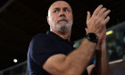 Serravalle, Italy. 6th Sep, 2025. Sergej Barbarez Head coach of Bosnia and Herzegovina applauds the fans prior to kick off in the San Marino vs Bosnia-Herzegovina FIFA World Cup Qualifier match at San Marino Stadium, Serravalle. Picture credit should read