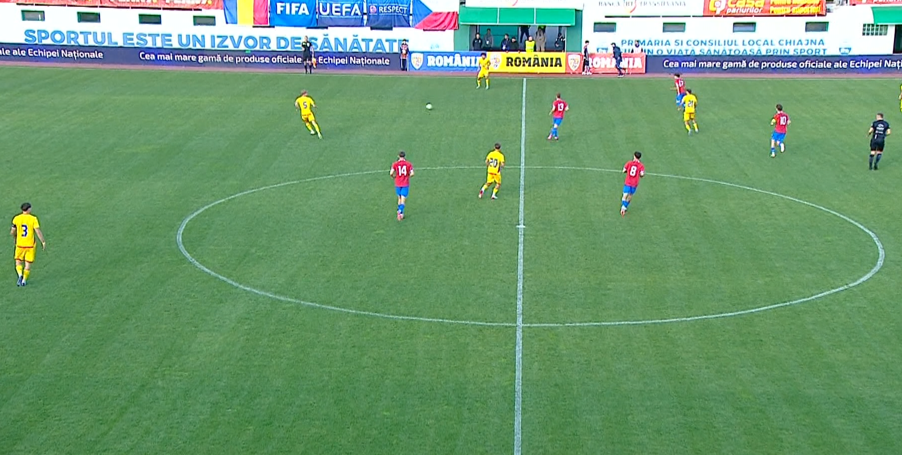 Romania U20 - Cehia U20 2-2. Oaspeții au reușit ”remontada” în minutul 88!