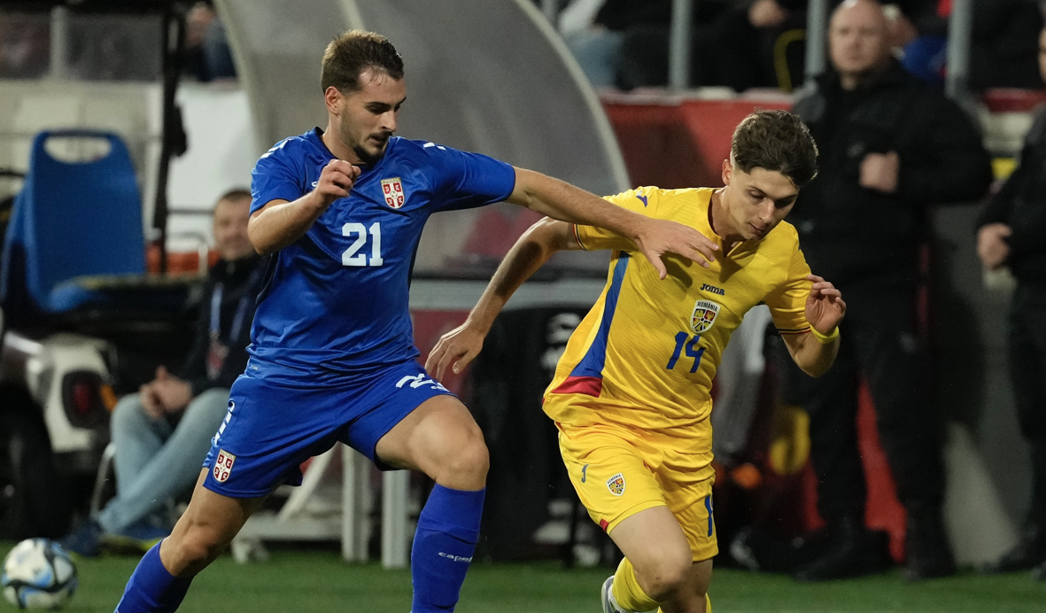România U21 - Serbia U21 0-1. Test picat de ”Tricolori” pe teren propriu!