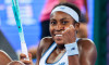 WUHAN, CHINA - OCTOBER 11: Coco Gauff of the United States celebrates after winning the Women s Singles Semifinal match