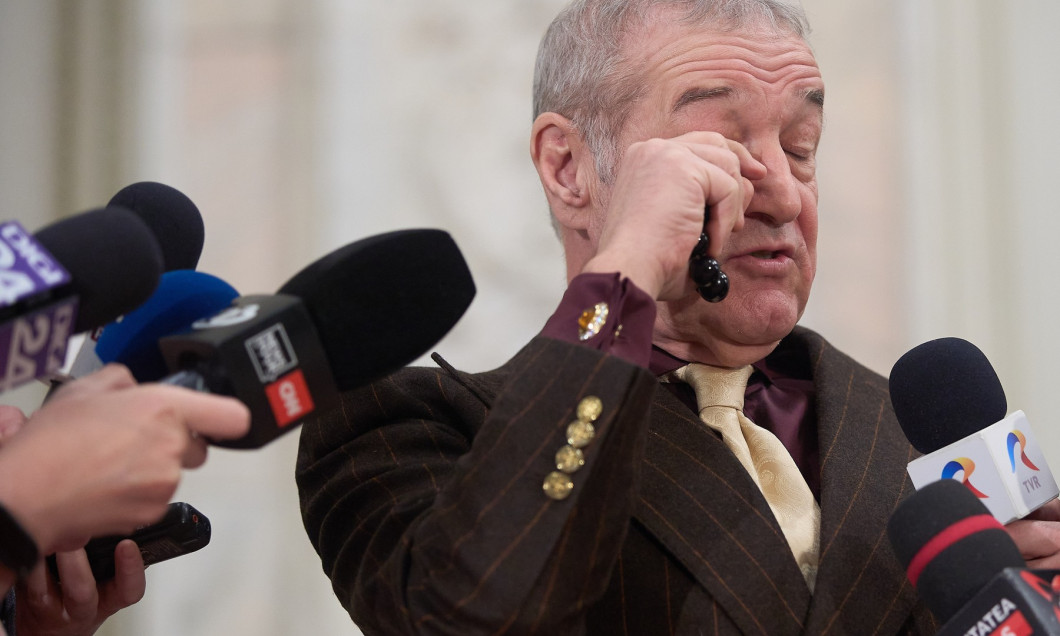 Gigi Becali About the AUR candidate, 2025 Romanian presidential elections, Bucharest, Romania - 11 Mar 2025