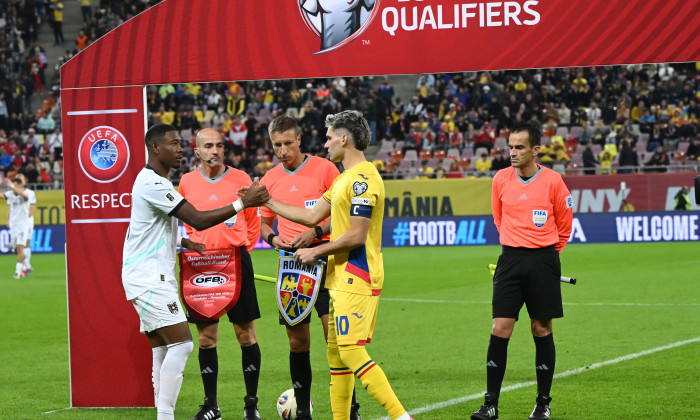 FOTBAL:ROMANIA-AUSTRIA, PRELIMINARIILE C.M. 2026 (12.10.2025)