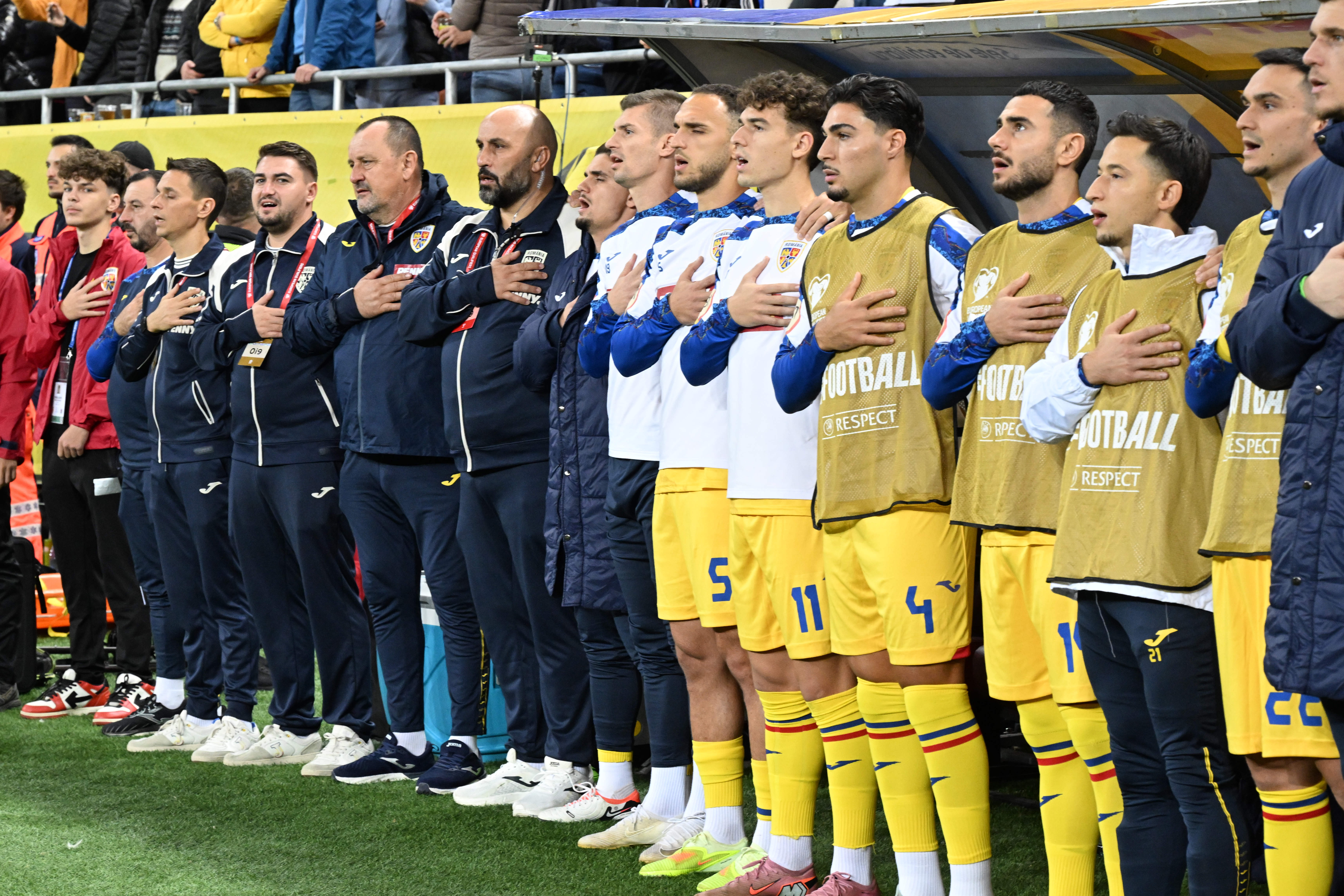 A fost rezervă cu Austria, acum e titular în meciul României U21 împotriva Ciprului
