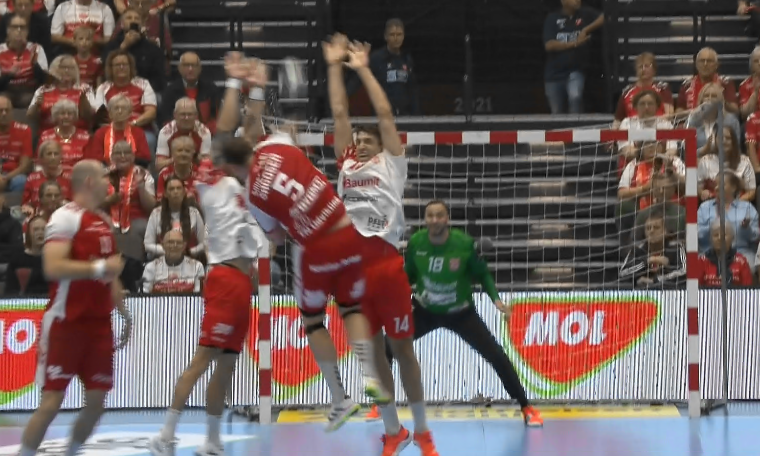 Aalborg - Dinamo 34-28. ”Dulăii” au ajuns la 5 înfrângeri consecutive în Liga Campionilor