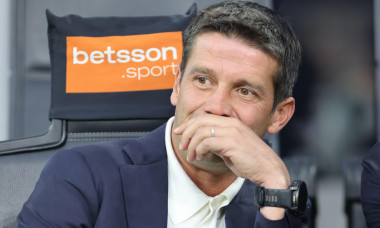 MilanoÕsInter MilanÕs head coach Cristian Chivu during the Serie A soccer match between Inter and Cremonese at the Giuseppe Meazza stadium in Mila