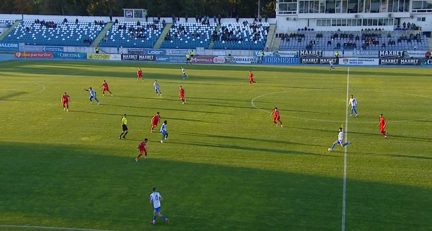 Poli Iași – CS Dinamo 2-1, ACUM, pe Digi Sport 1. GOOOL! Elevii lui Florin Bratu au redus din diferență