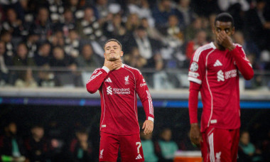 Frankfurt, Germany. 22nd Oct 2025. . Florian Wirtz (Liverpool) Alexander Isak (Liverpool) Eintracht Frankfurt - FC Liverpool 22.10.2025 Credit: Moritz Muller/Alamy Live News