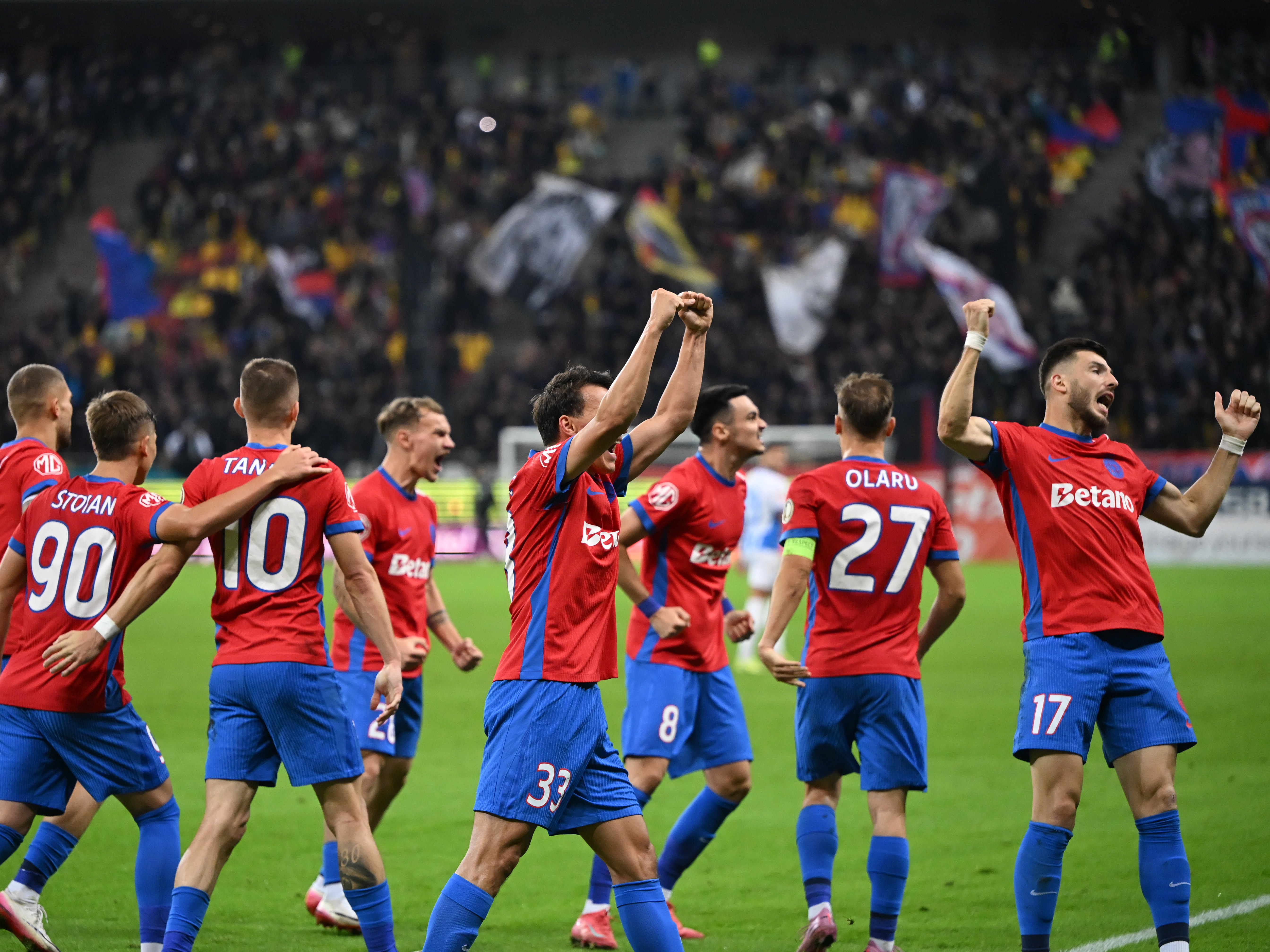 OUT de pe lista UEFA! FCSB a făcut o modificare în ziua meciului cu Bologna
