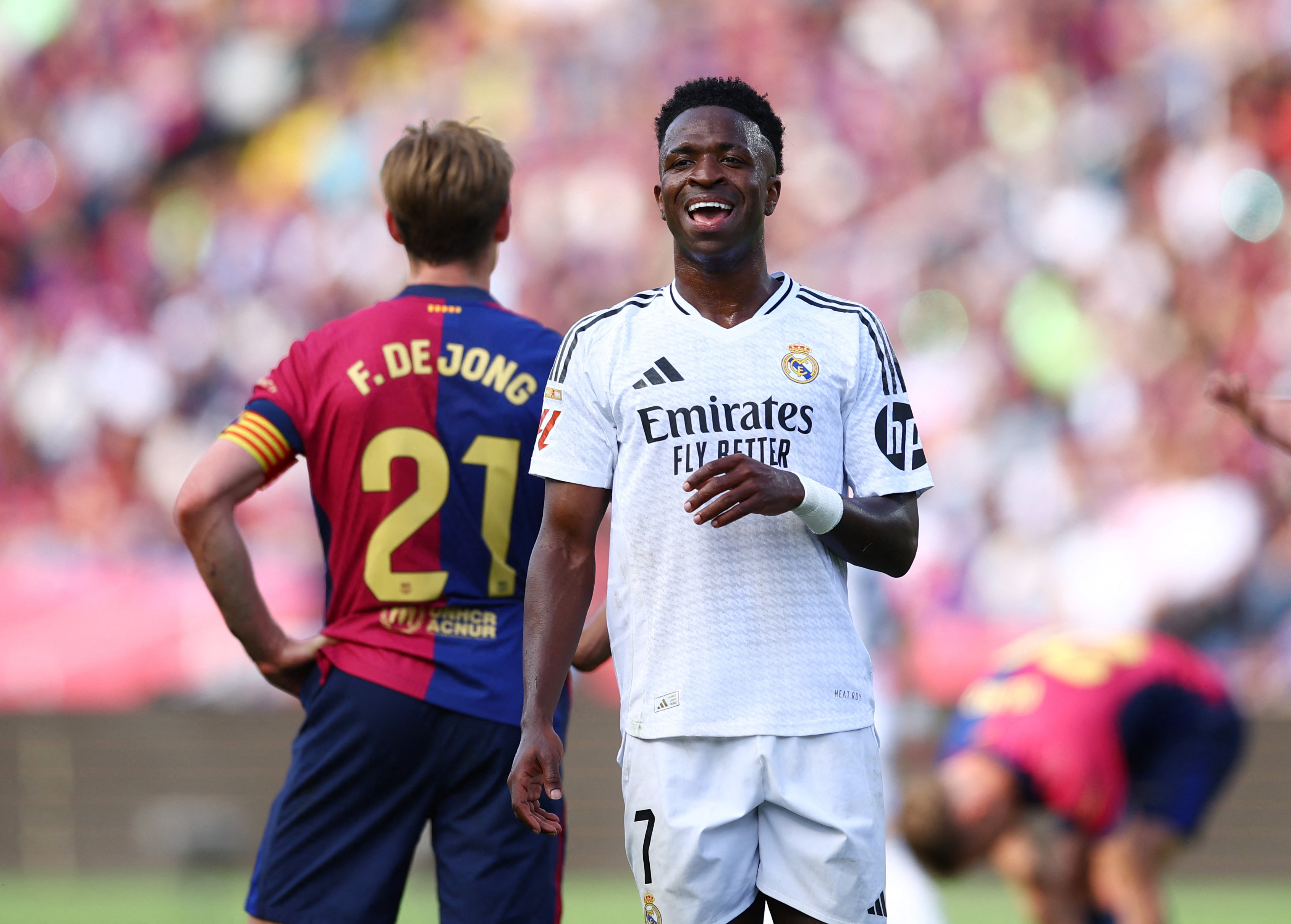 Starul Barcelonei a surprins, chiar înainte de El Clasico: ”Ador jucătorii ca Vinicius!”