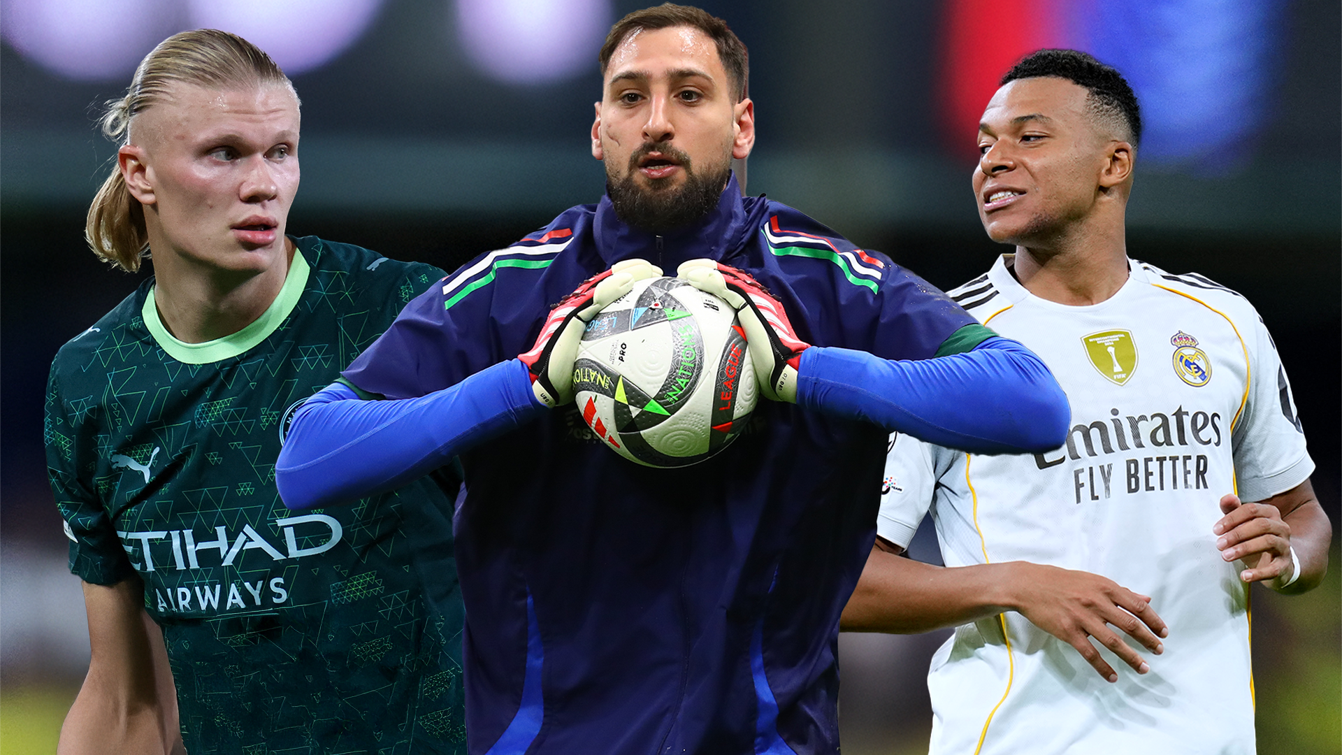 Gianluigi Donnarumma a ales între Kylian Mbappe și Erling Haaland
