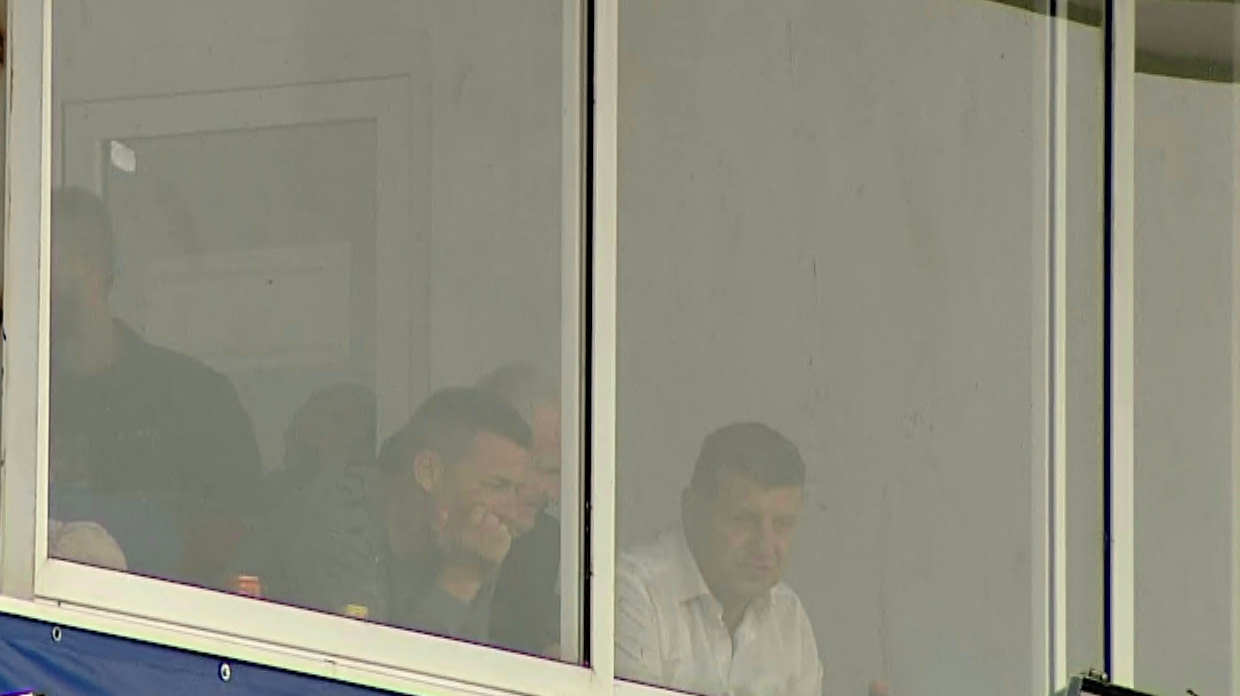 La mai puțin de o oră și jumătate de la conferință, Costel Gâlcă a fost surprins la un meci din SuperLiga