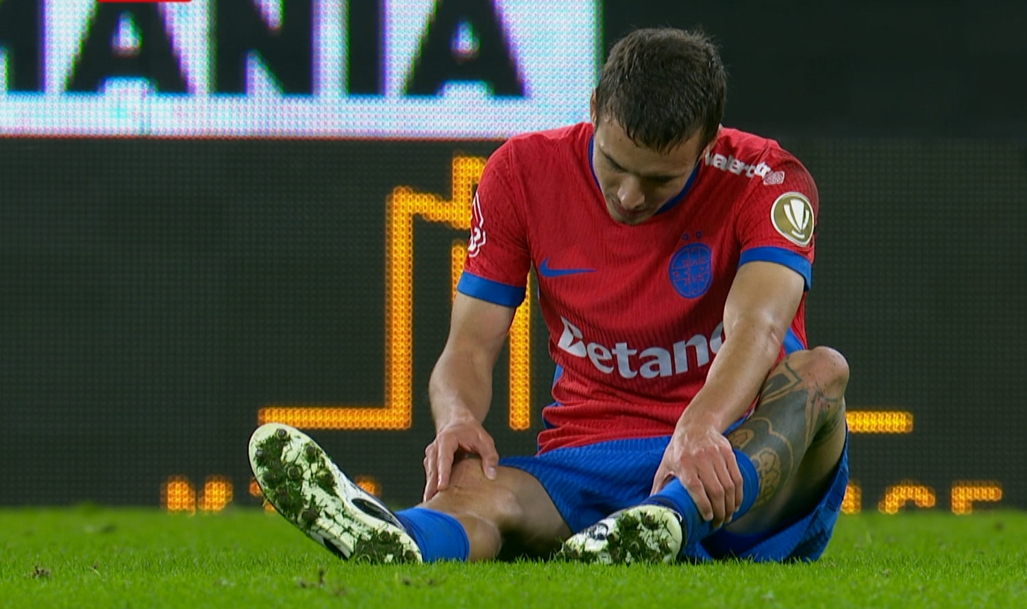 Primul diagnostic pentru Juri Cisotti, după ce a rezistat mai puțin de o repriză în FCSB - UTA 4-0