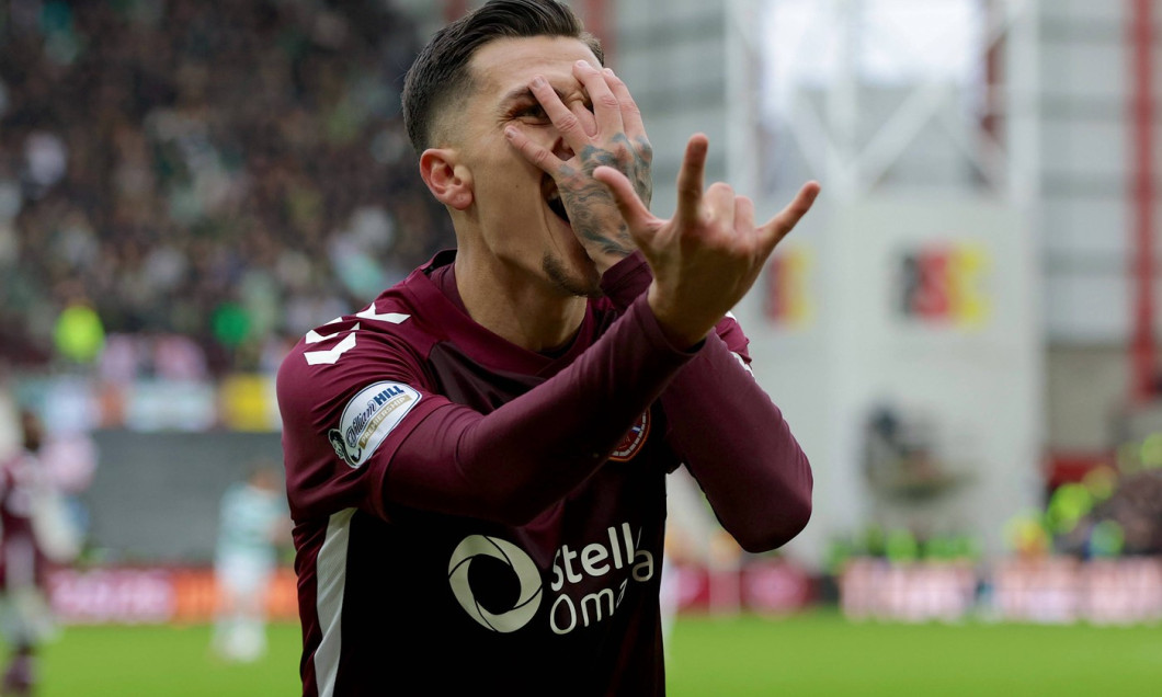 UK: Heart of Midlothian v Celtic - Scottish Premiership at Tynecastle Park in Edinburgh, Scotland on 26 October 2025