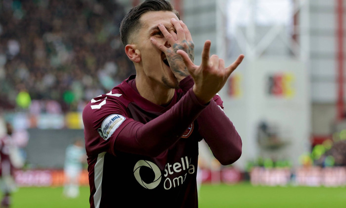 UK: Heart of Midlothian v Celtic - Scottish Premiership at Tynecastle Park in Edinburgh, Scotland on 26 October 2025