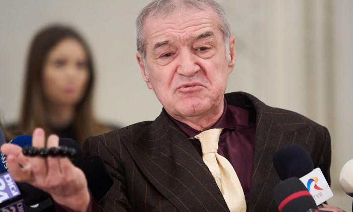 Gigi Becali About the AUR candidate, 2025 Romanian presidential elections, Bucharest, Romania - 11 Mar 2025