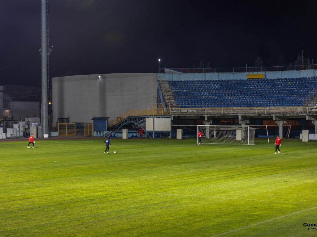 Să vină FCSB! Cum arată gazonul de la Bistrița, cu o zi înaintea marelui meci din Cupa României