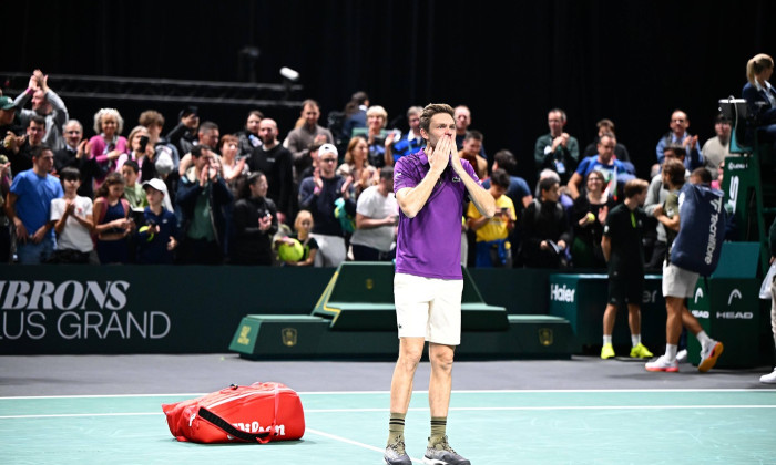 TENNIS ROLEX PARIS MASTERS ATP MASTERS 1000 2025 NYS ROGER VASSELIN/DIMITROV MAHUT