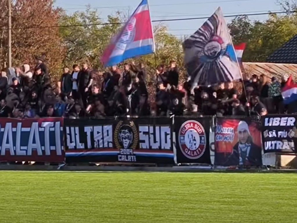 Imaginile care pot face înconjurul lumii! De unde au văzut ultrașii interziși pe stadion meciul Oțelului din Cupa României