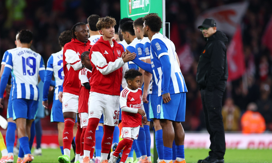 Arsenal v Brighton and Hove Albion, EFL Carabao Cup, Fourth Round, Football, Emirates Stadium, London, UK - 29 Oct 2025