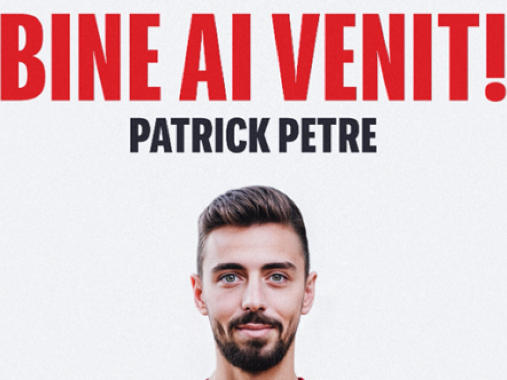 Patrick Petre a semnat