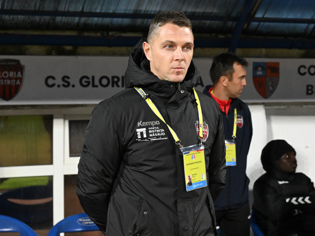 Nicolae Grigore a acuzat arbitrajul, după Gloria Bistrița - FCSB: ”Nu pot să accept!”