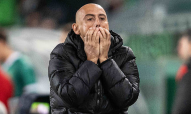 Emotive Rui Mota during UEFA Conference league match, SK Rapid Wien - FC Noah , 24. october 2024 Copyright: xMICHALxFAJT