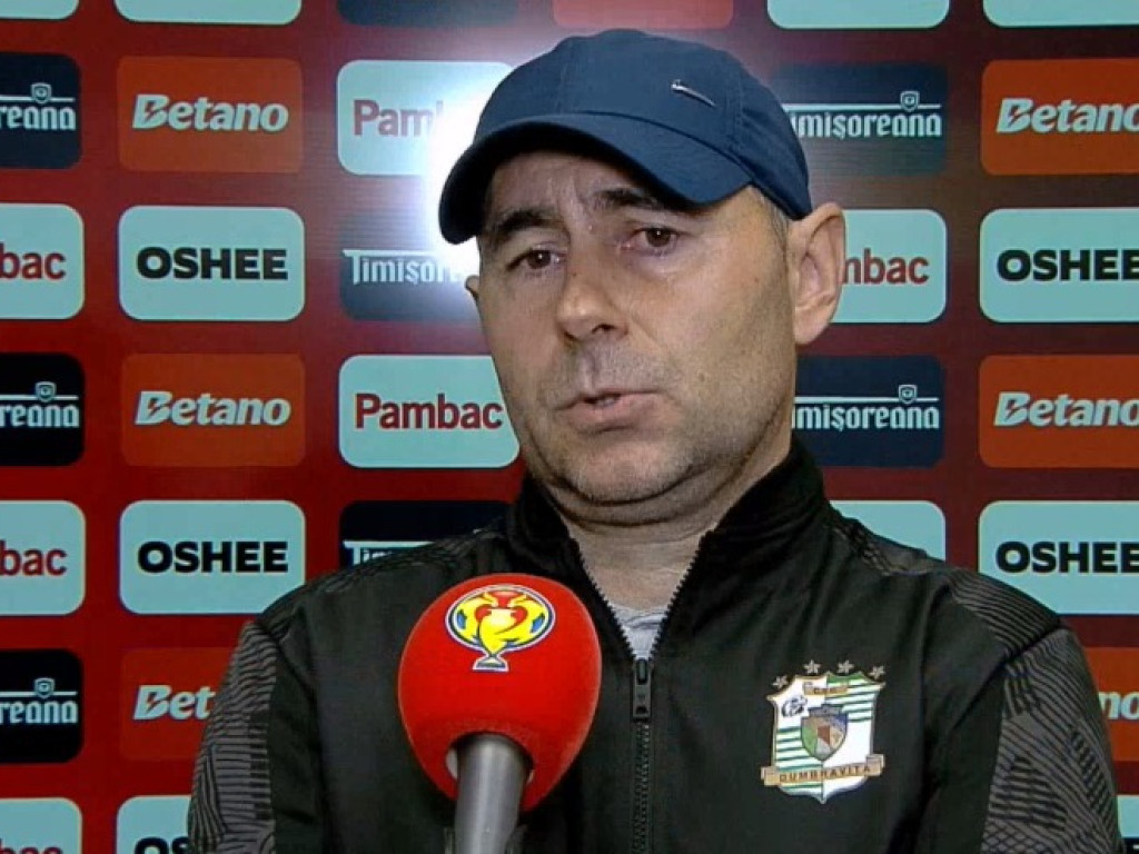 Declarația serii în Cupa României! Antrenorul Dumbrăviței, după 0-4 cu Rapid: ”Nici nu m-a interesat rezultatul”