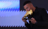 Kylian Mbappe receives the European Golden Boot
