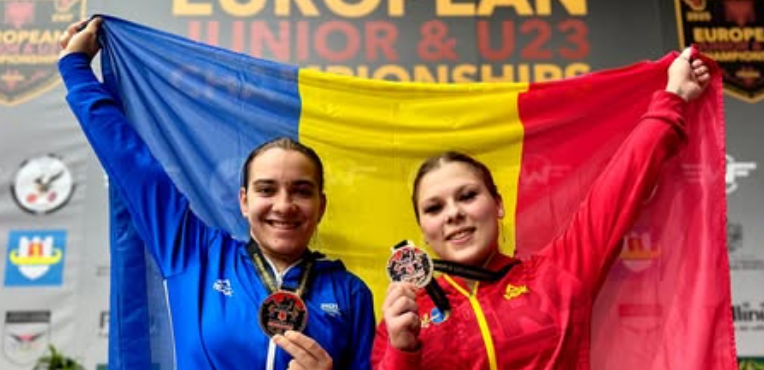 DOUĂ medalii pentru România la Campionatele Europene de haltere pentru tineret!
