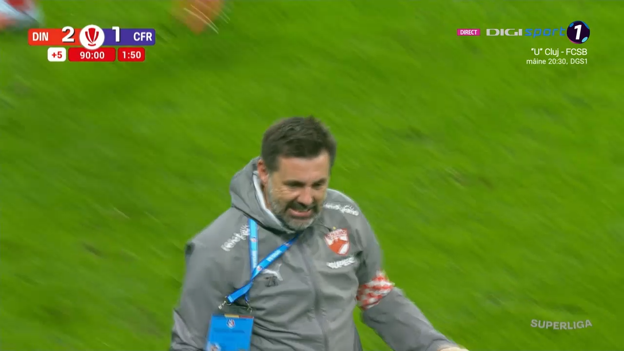 Kopic, așa cum nu a fost văzut niciodată! Cum a fost surprins după victoria lui Dinamo cu CFR